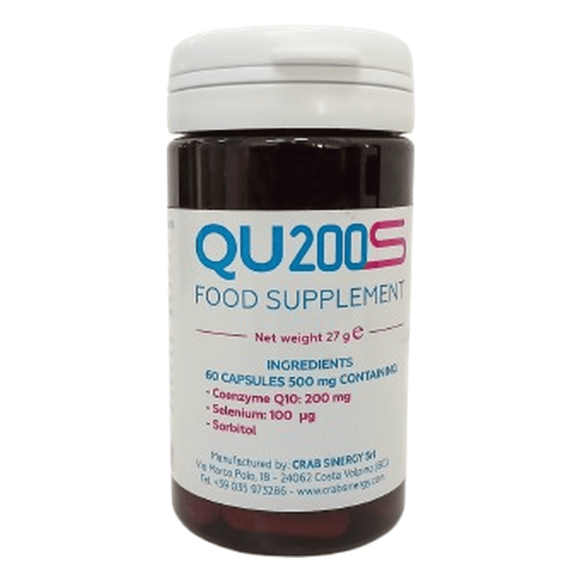 QU200S Food Supplement - 60 Capsules