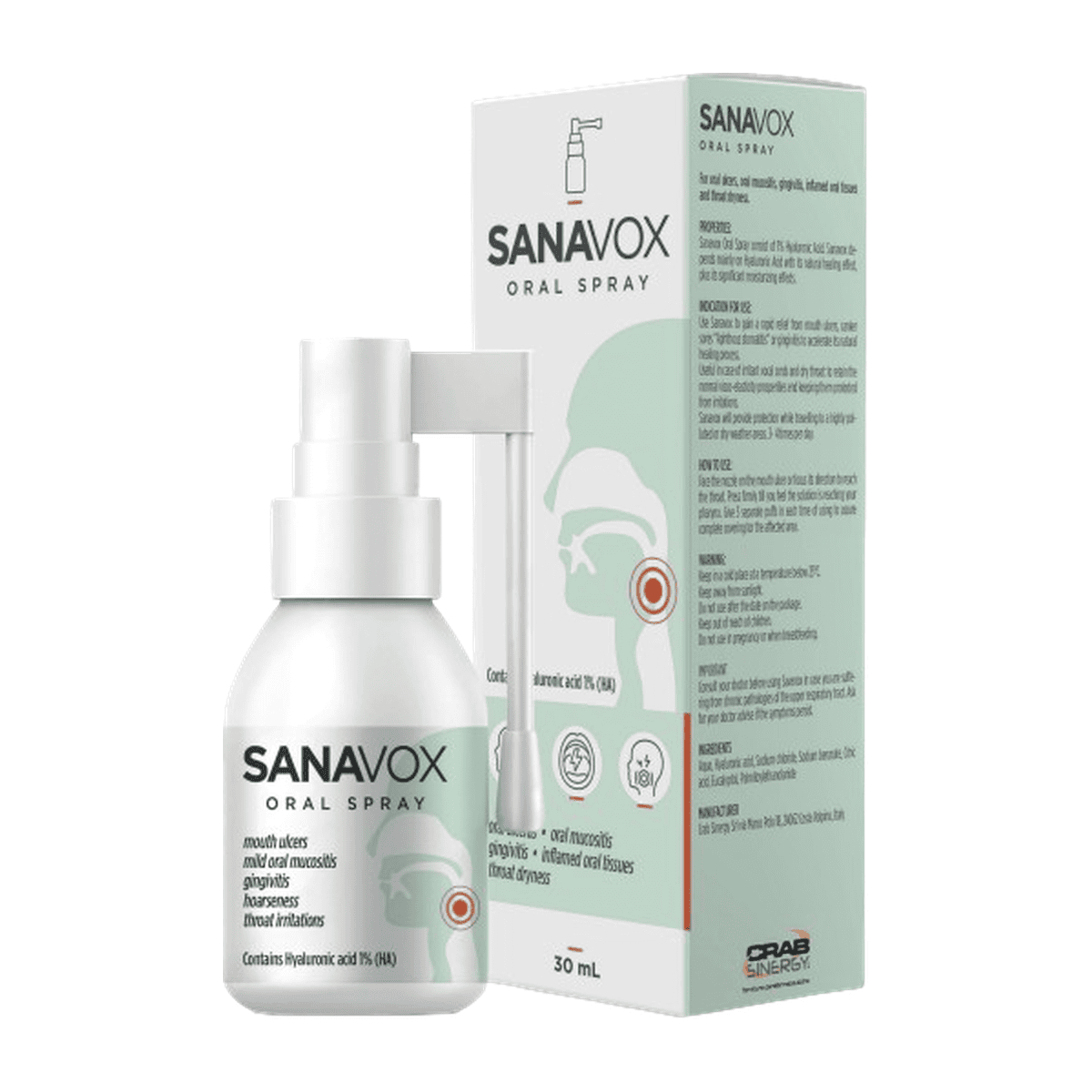 Sanavox Oral Spray - 30 ml