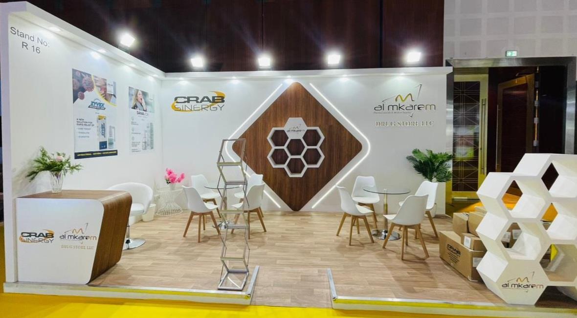 Healthcare exhibition booth setup