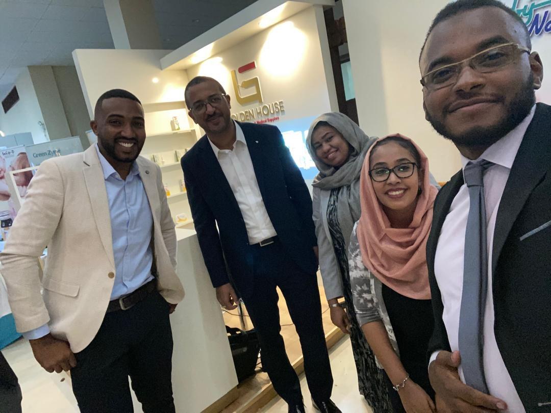 Golden House healthcare team at event